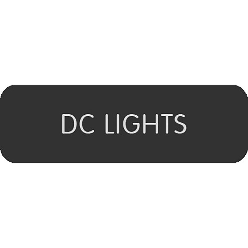 Blue Sea Large Format Label – “DC Lights” [8063-0118]