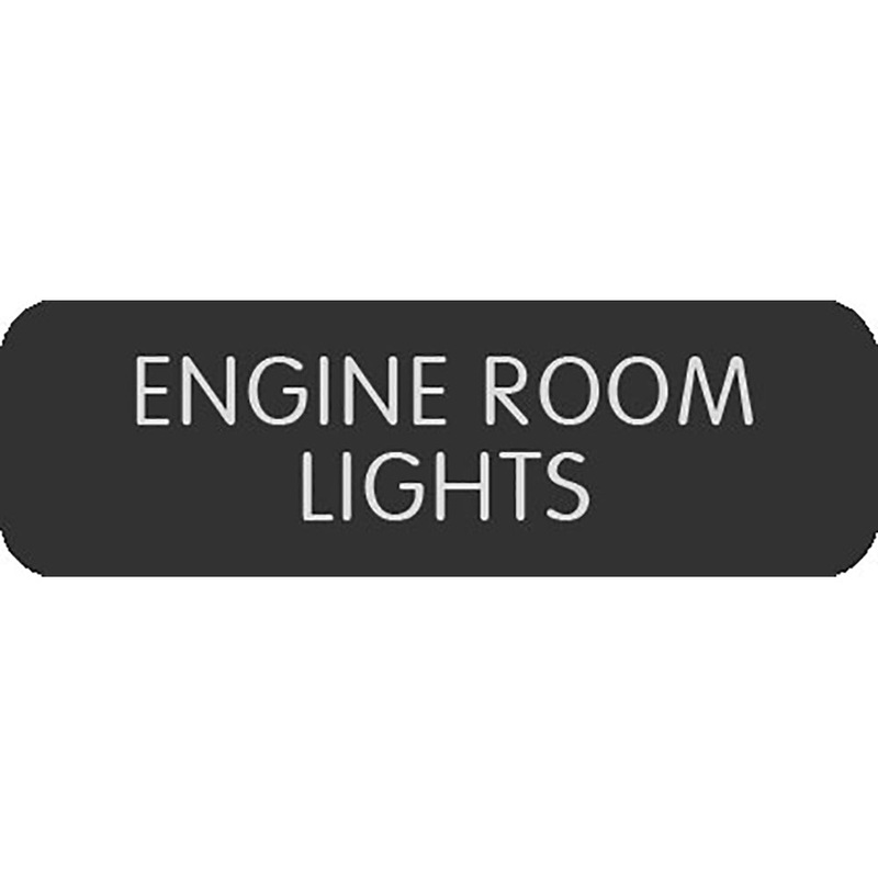 Blue Sea Large Format Label – “Engine Room Lights” [8063-0155]