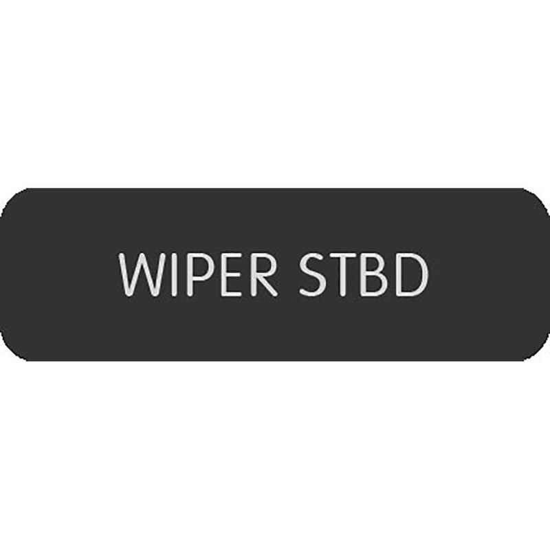 Blue Sea Large Format Label – “Wiper STBD” [8063-0451]