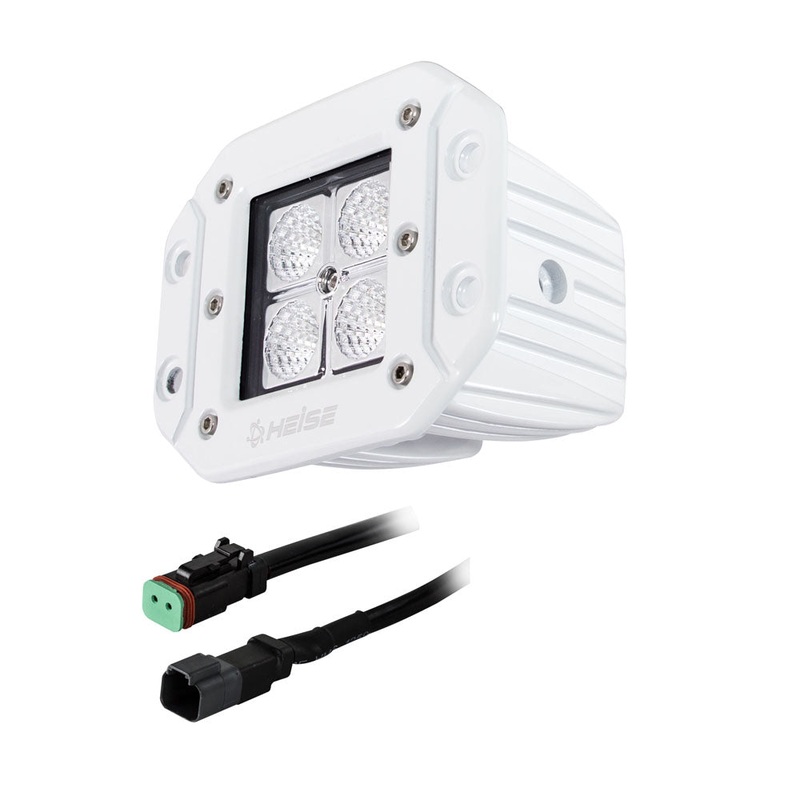 HEISE 4 LED Marine Cube Light – Flush Mount – 3″ [HE-MFMCL2]