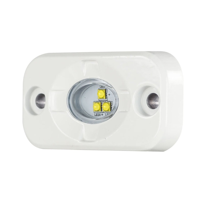 HEISE Marine Auxiliary Accent Lighting Pod – 1.5″ x 3″ – White/White [HE-ML1]