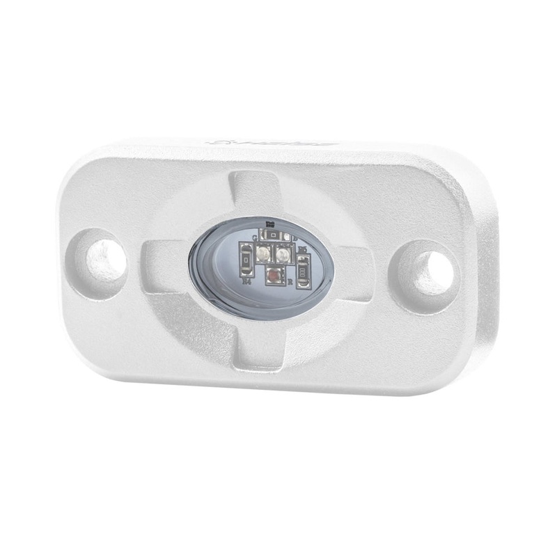 HEISE RGB Marine Accent Light – 1.5″ x 3″ – White/RGB [HE-ML1RGB]