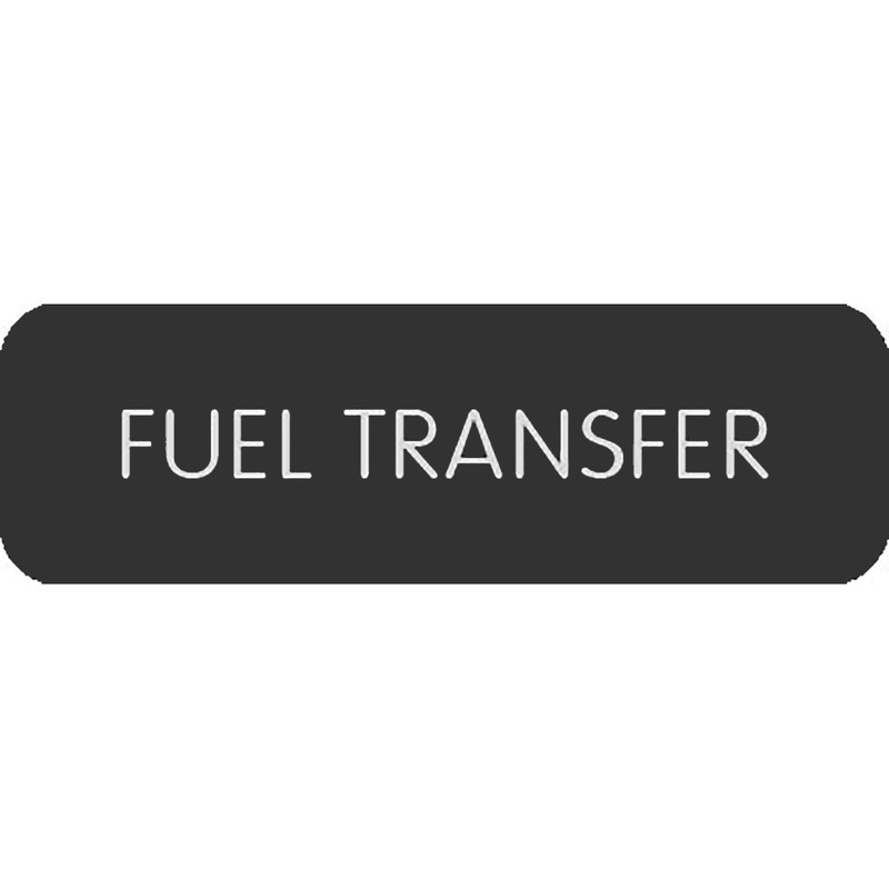 Blue Sea Large Format Label – “Fuel Transfer” [8063-0211]