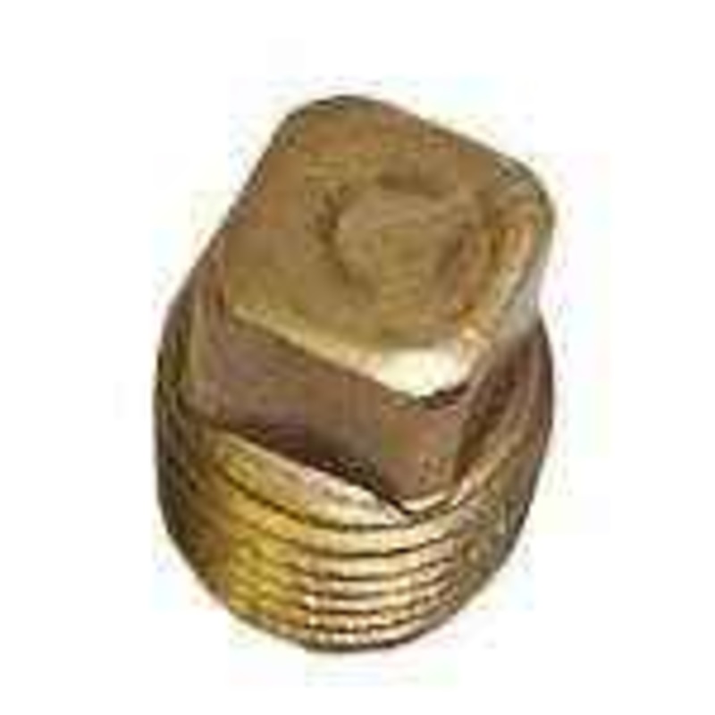 Barr 1/4 Brass Plug (Square Head) 50-090-002