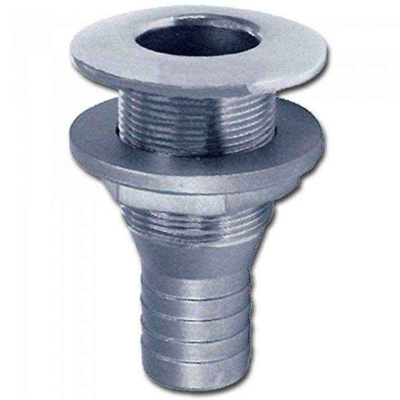 Buck Algonquin S/S Thru Hull W/Hose End .625 Inch 70Thh625