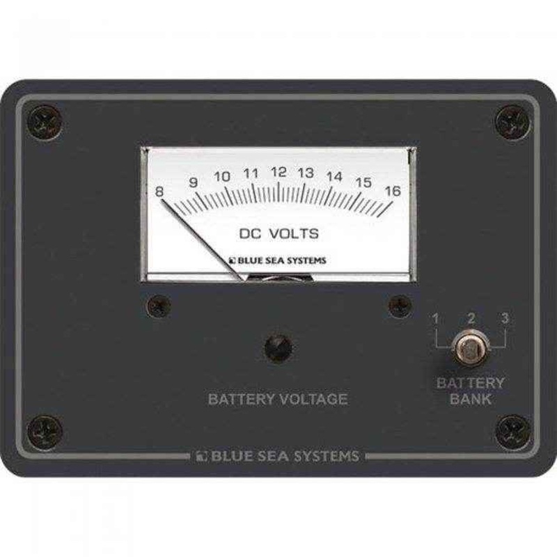 DC Analog Voltmeter Panel | Blue Sea 8015