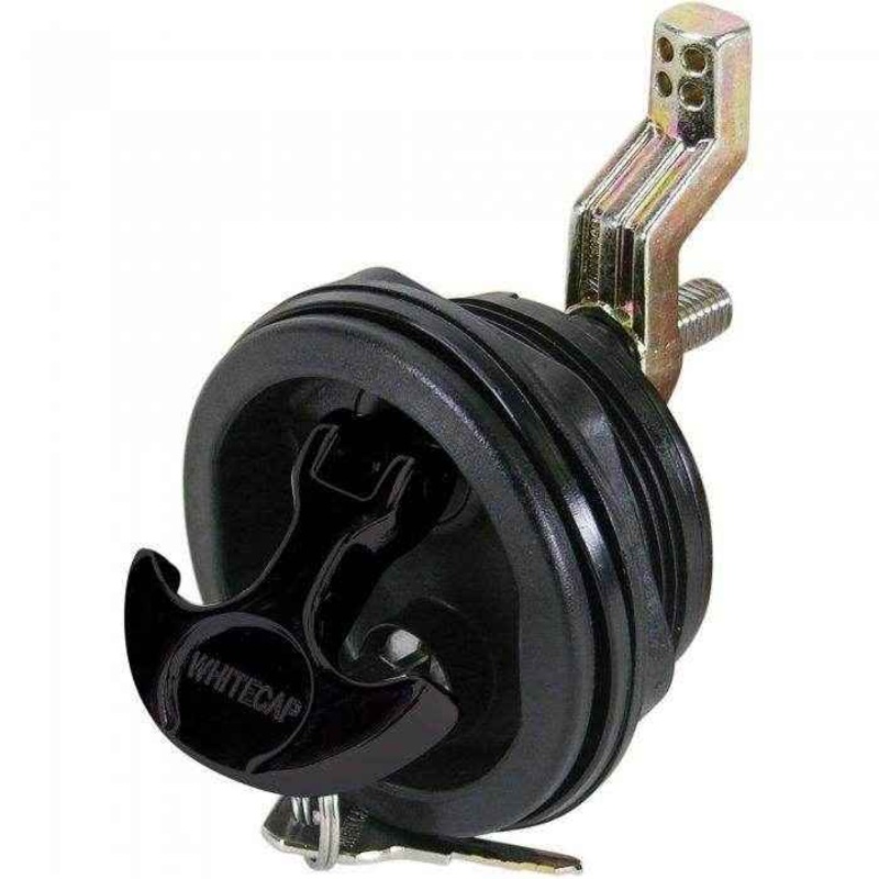 Whitecap Black Nylon Locking T-Handle Latch (No-Cam) 3226B