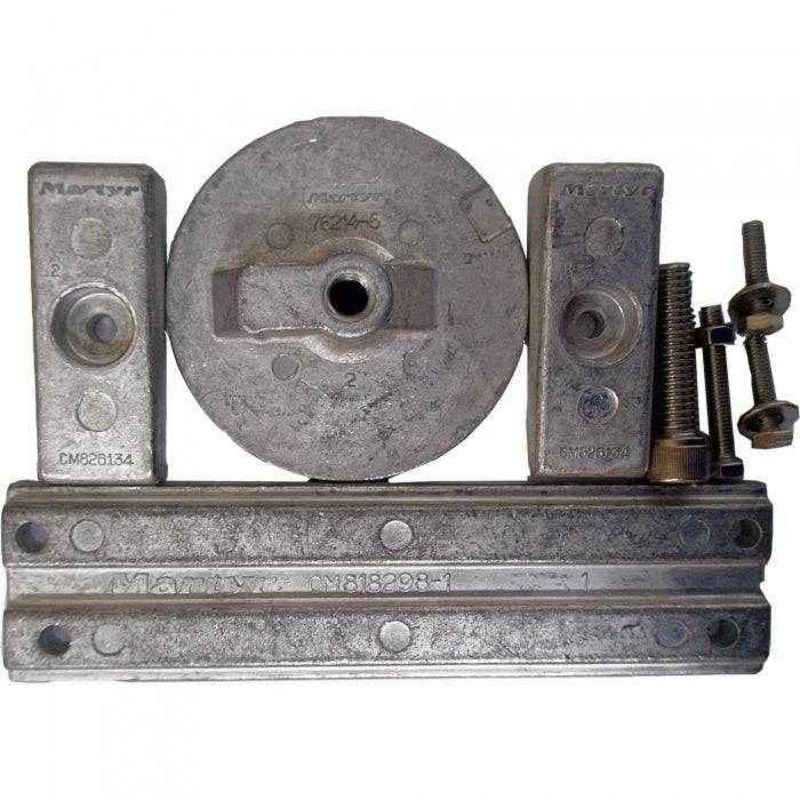 Magnesium Anode Kit Mercury Verado 4 Optimax | Martyr CMVERADO4KITM