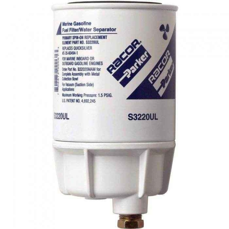 10 Micron Gasoline Fuel Filter With Bowl | Racor B32020MAM