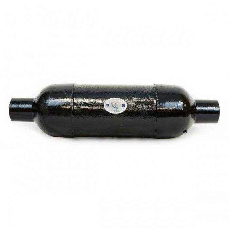 Muffler Vernatone Round 2 1/2 in. Inlet/Outlet | Centek 1000103