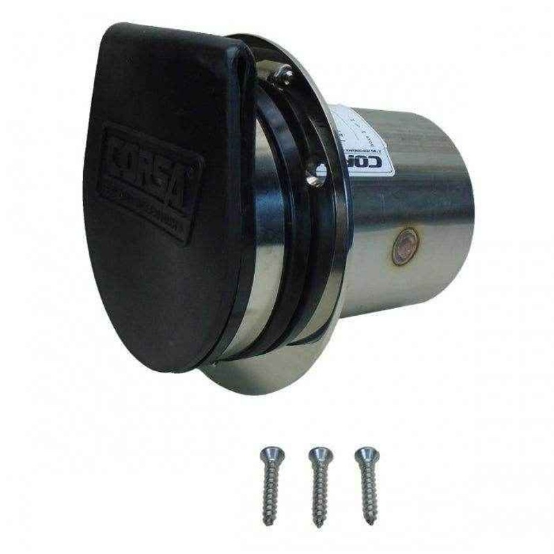 Single 4 in. Exhaust Thru Hull with Flapper | Corsa Marine 11050U