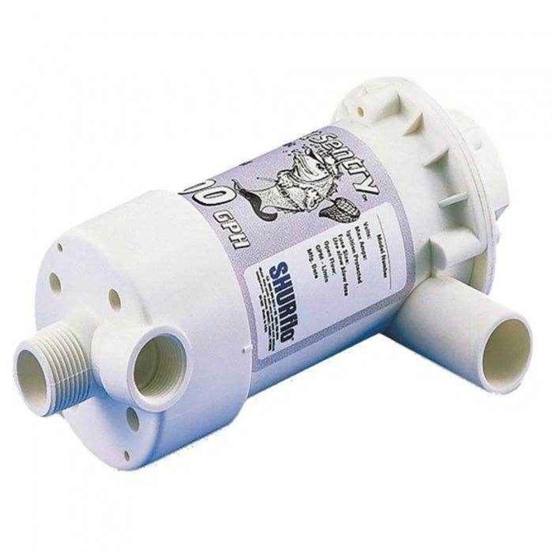 12 Volt 1100 GPH Bait Sentry Livewell Pump | Shurflo 1700-021-030
