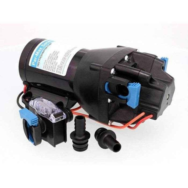 12V 3 GPM Par-Max HD3 Freshwater Pressure Pump | Jabsco Q301J-115S-3A