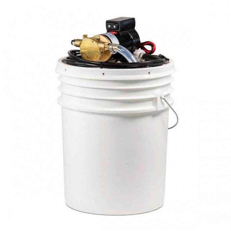 12V Commercial Grade Portable Oil Change Bucket | Johnson Pump 65F3B