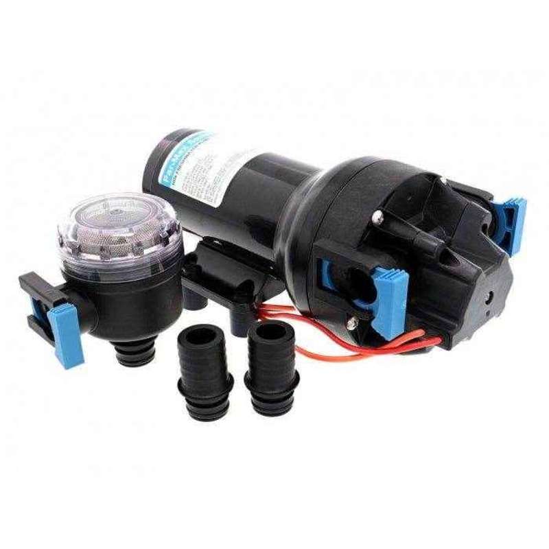 12V Par-Max HD6 Freshwater Pressure Pump 40psi | Jabsco P601J-215S-3A