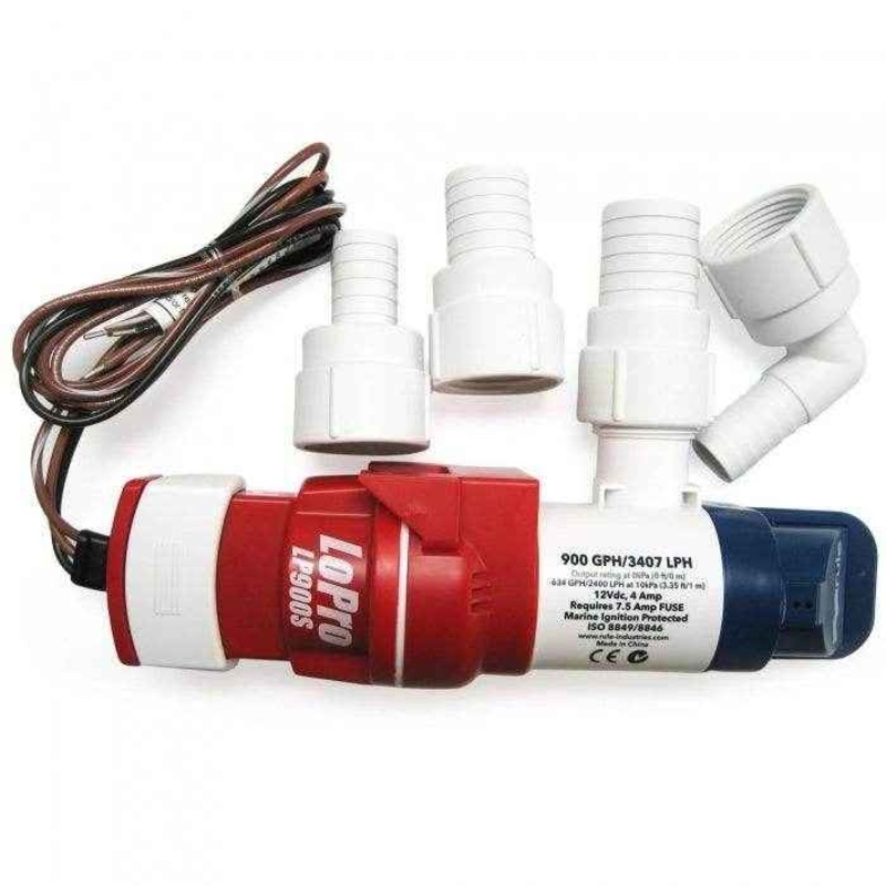 900 GPH Automatic LoPro Bilge Pump, 12V | Rule LP900S