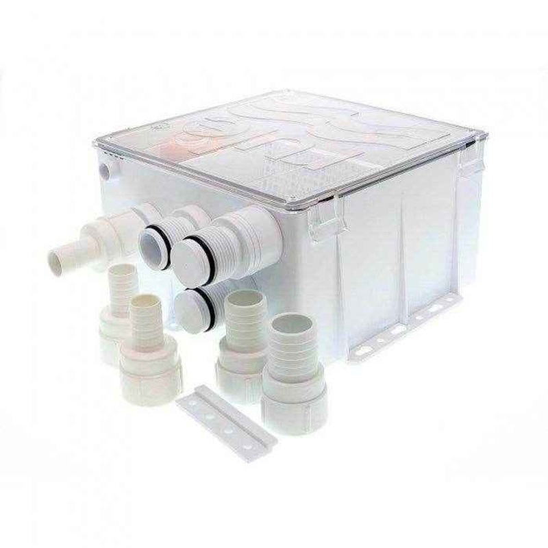 Rule 800 GPH 24 Volt Shower Drain Box | Rule 98B-24