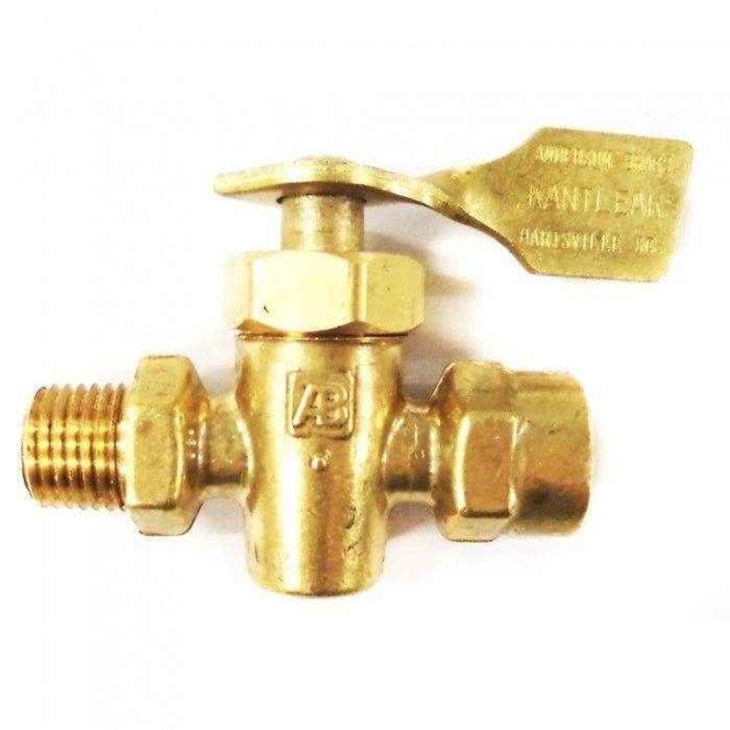 1/4in Male Female Brass Shut-Off  | Moeller Marine 033300-10