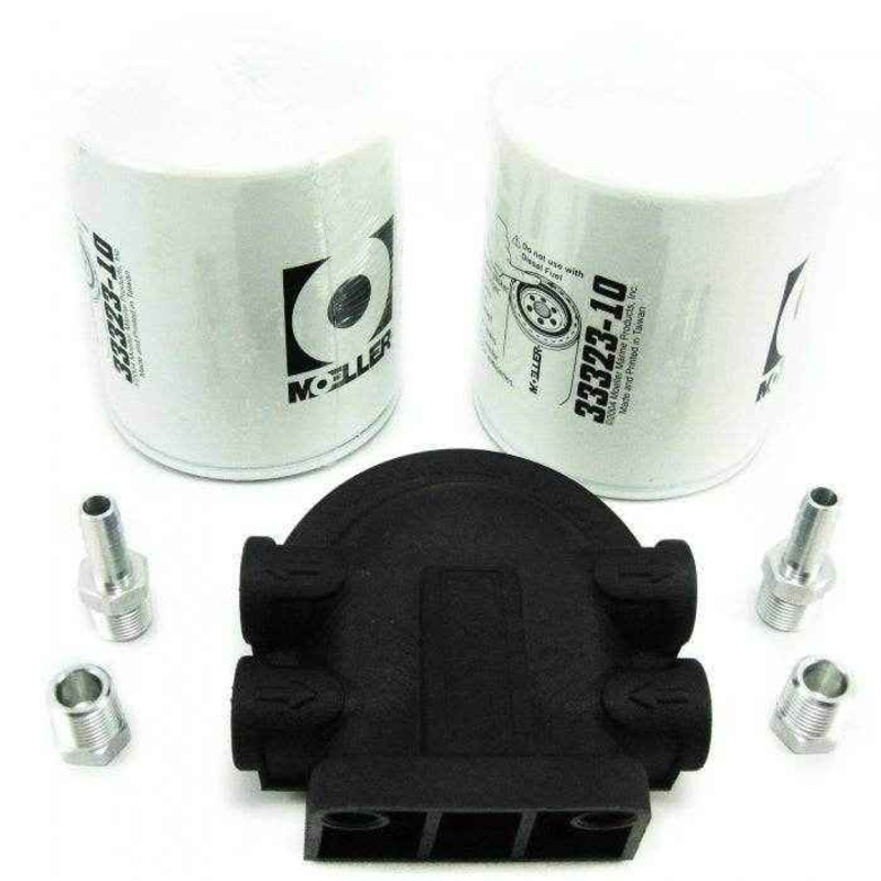 10 Micron Water Separating Fuel Filter Kit | Moeller 033322-10