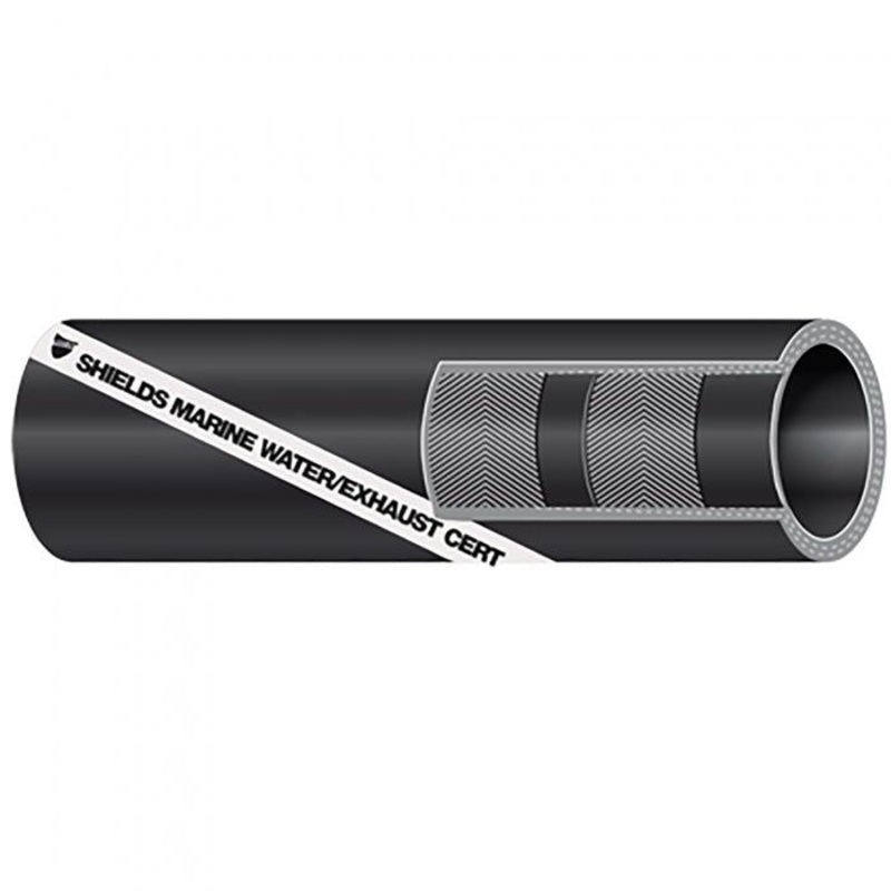 4″ Softwall Marine Exhaust Hose 12 1/2′ | Shields 116-200-4004