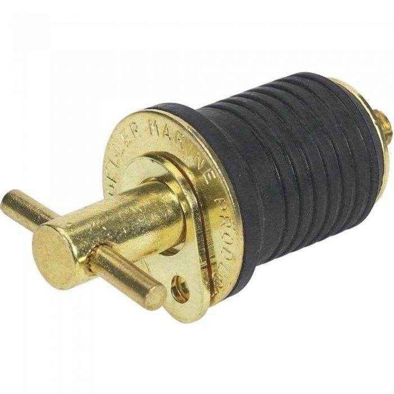 Bailer Plug Brass Turn Tite 1 inch | Moeller 020899-10