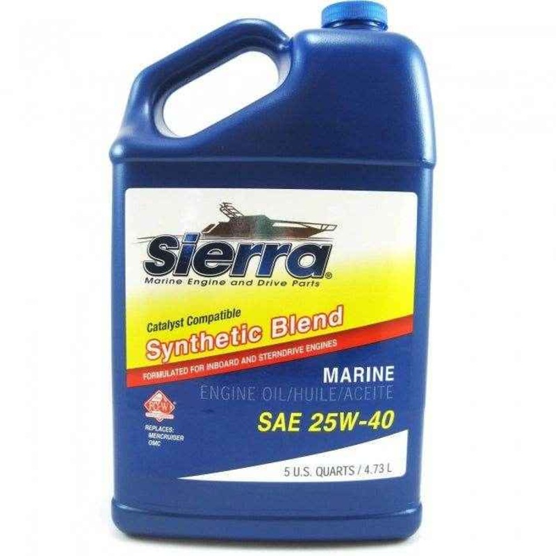 Synthetic Blend Cat Oil 25W-40 5 Quart | Sierra 18-9440CAT-4