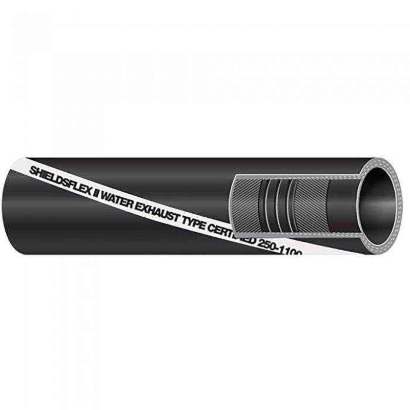 3-1/8 in. Hardwall Marine Exhaust Hose Per Foot | Shields 116-250-3184-1