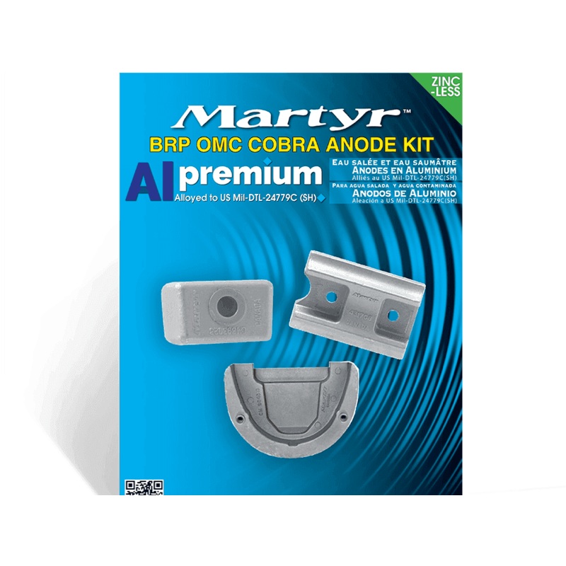 Bombardier Cobra Anodes Kit Aluminum | Martyr CMCOBRAKITA