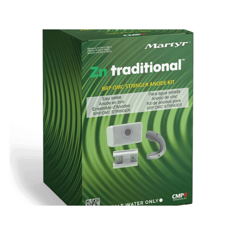 Bombardier Stringer Anodes Kit Zinc | Martyr CMSTRGERKITZ