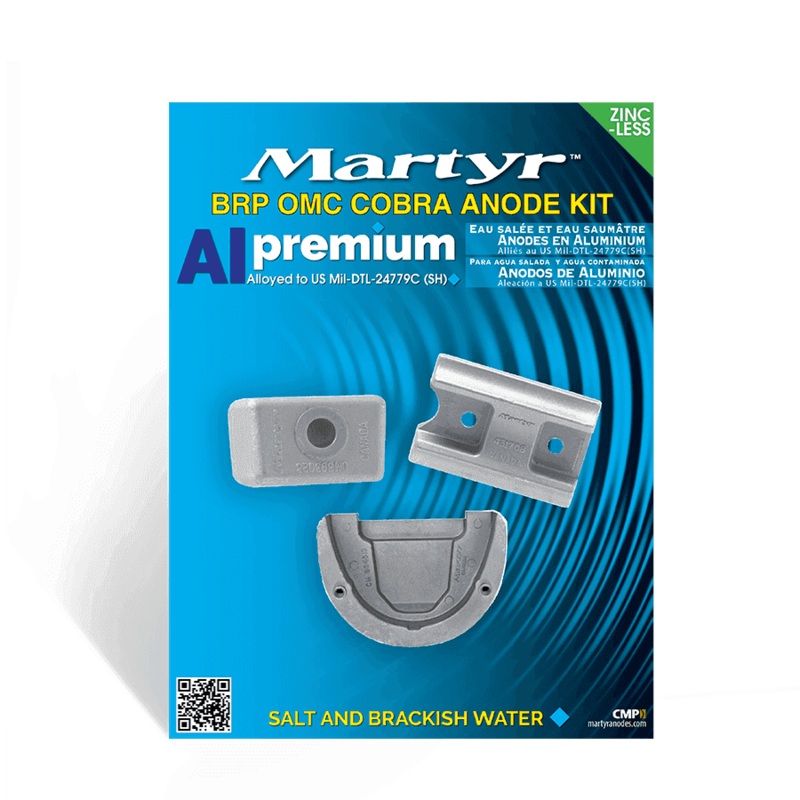 BRP OMC Cobra Anodes Kit M | Martyr CMCOBRAKITM