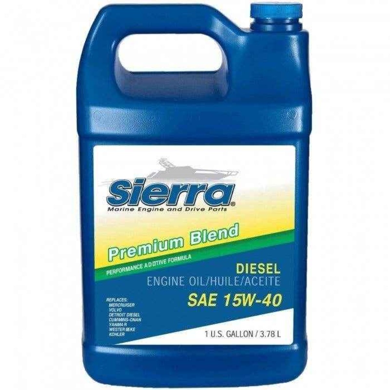 Premium Blend Diesel Oil Gallon 15W-40 | Sierra 18-9553-3