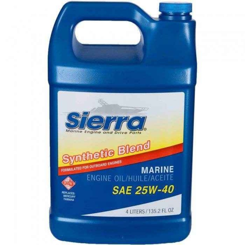 Oil Engine Synthetic Blend 4L 25W-40 | Sierra 18-9440-3