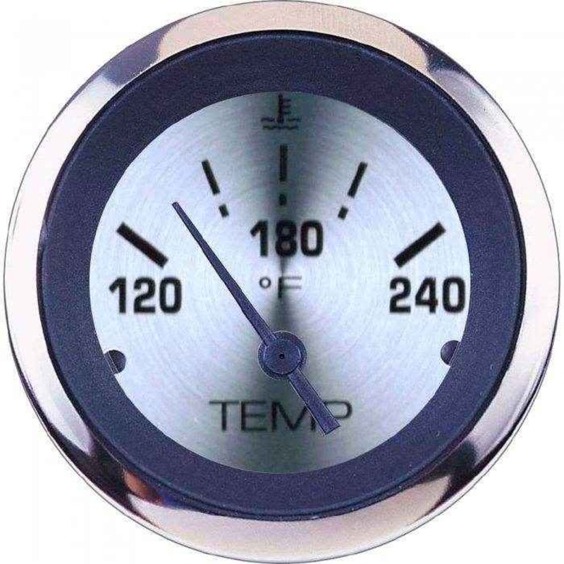 Sierra Sterling 120-240 Degree Water Temperature Gauge 63480P