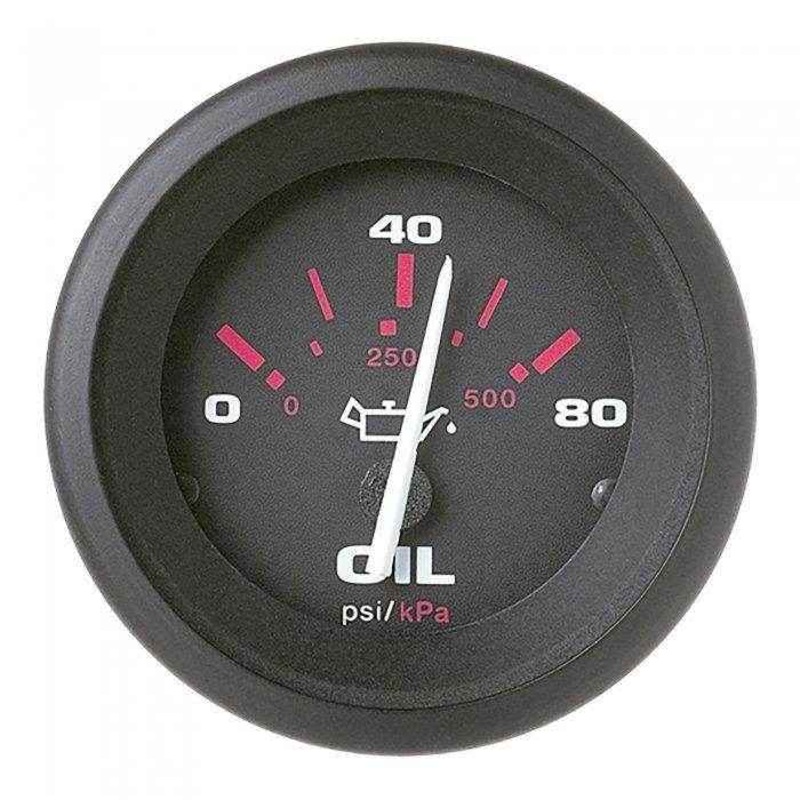 Oil Pressure Gauge Amega 0-80 Psi | Sierra 57903P